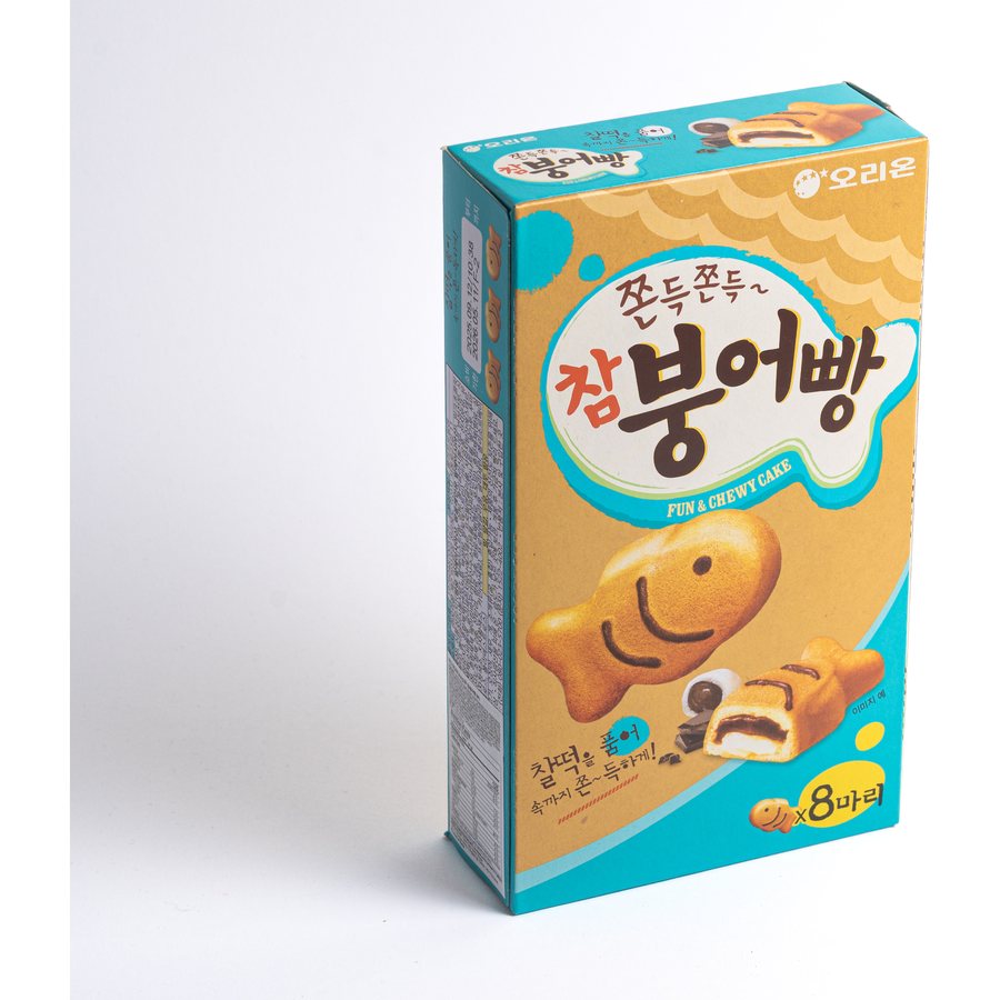 Orion Rice Cake Fish Cookies Choco 232 gr (8 pzs)