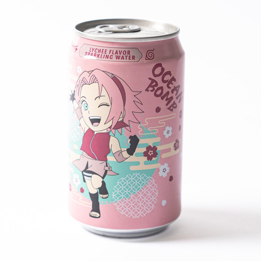 Ocean Bomb Sakura Haruno Agua Mineral Lychee 330 ml