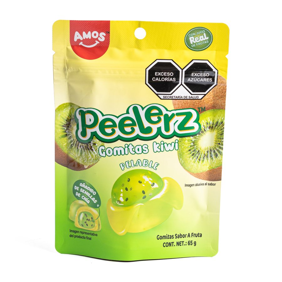 Amos Peelerz Gomitas Kiwi 65 gr