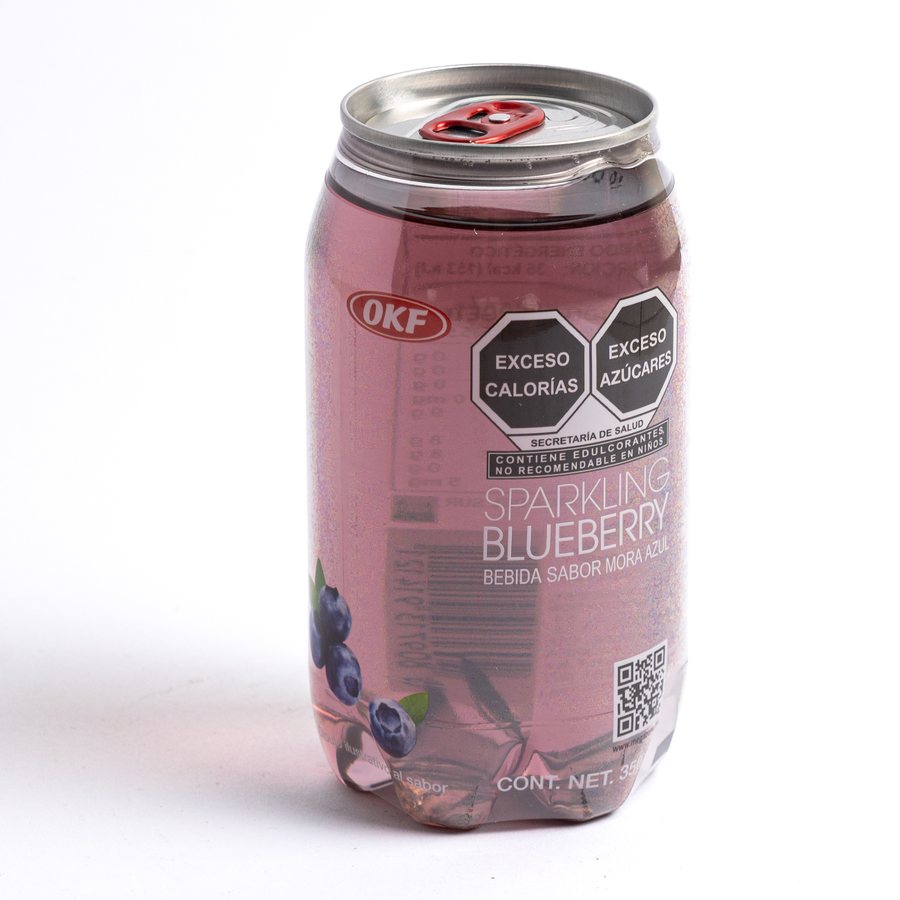 OKF Agua Mineral Mora Azul 350 ml