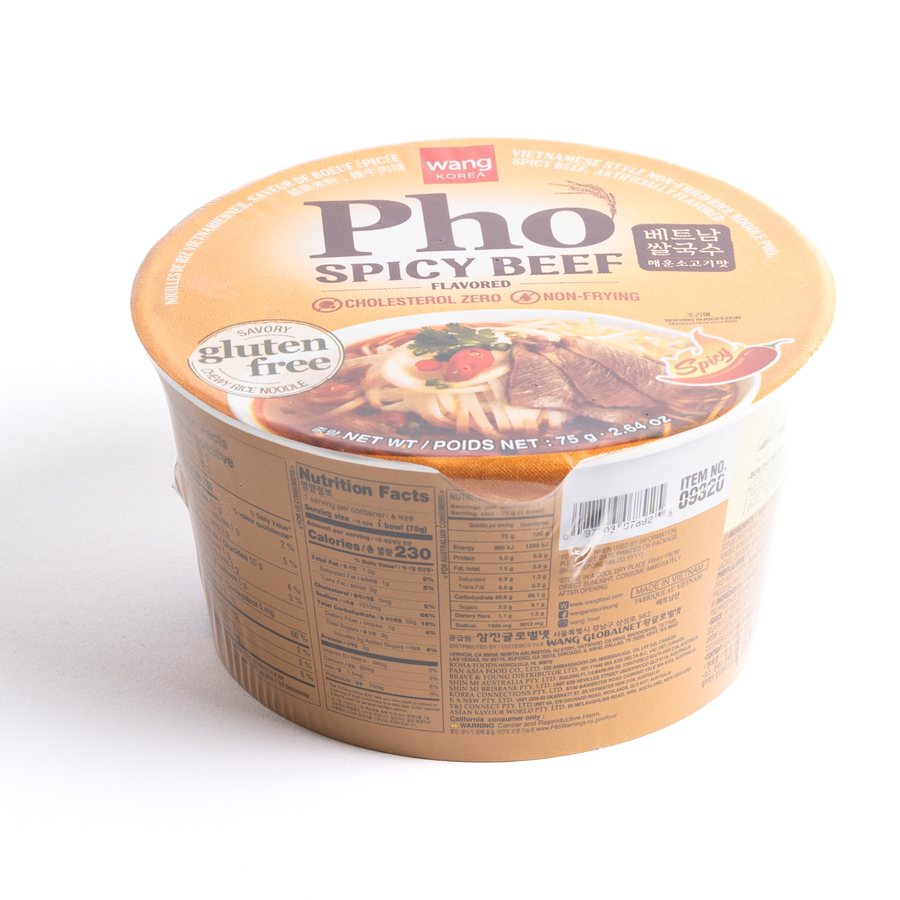 Wang Korea Pho Spicy Beef 75 gr