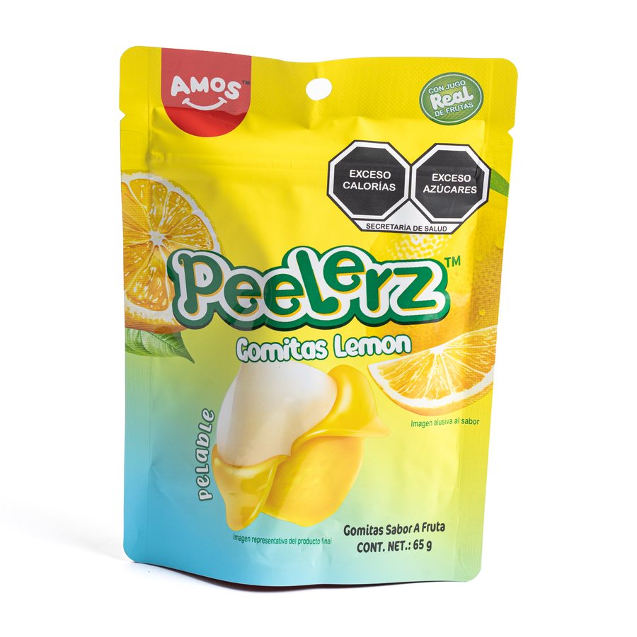 Amos Peelerz Gomitas Limón 65 gr