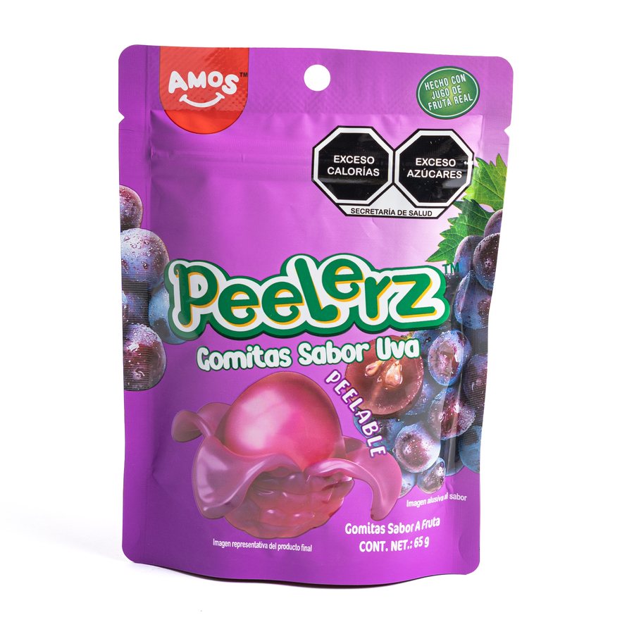 Amos Peelerz Gomitas Uva 65 gr
