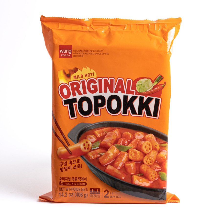 Wang Korea Topokki Original Mild Hot 406 gr (2 serv.)
